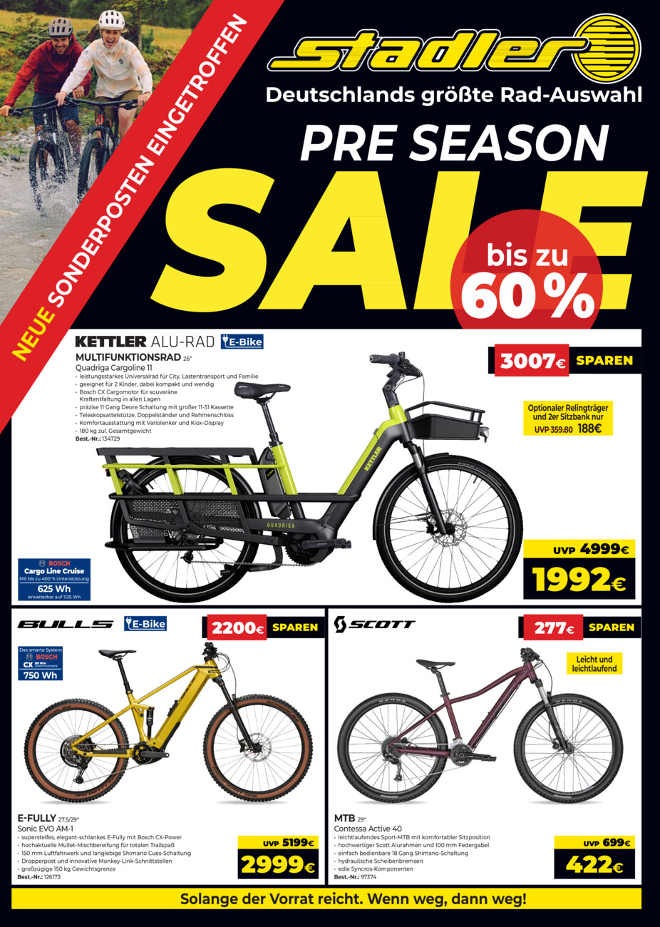 Zweiradcenter Stadler vom Montag, 26.01.2026