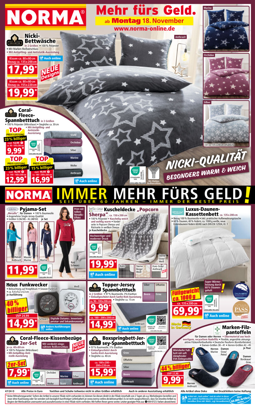 NORMA vom Montag, 04.11.2024