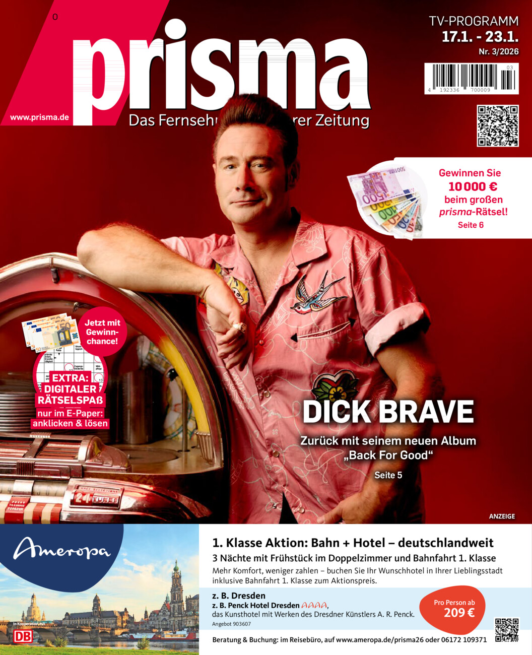 Prisma vom Montag, 12.01.2026