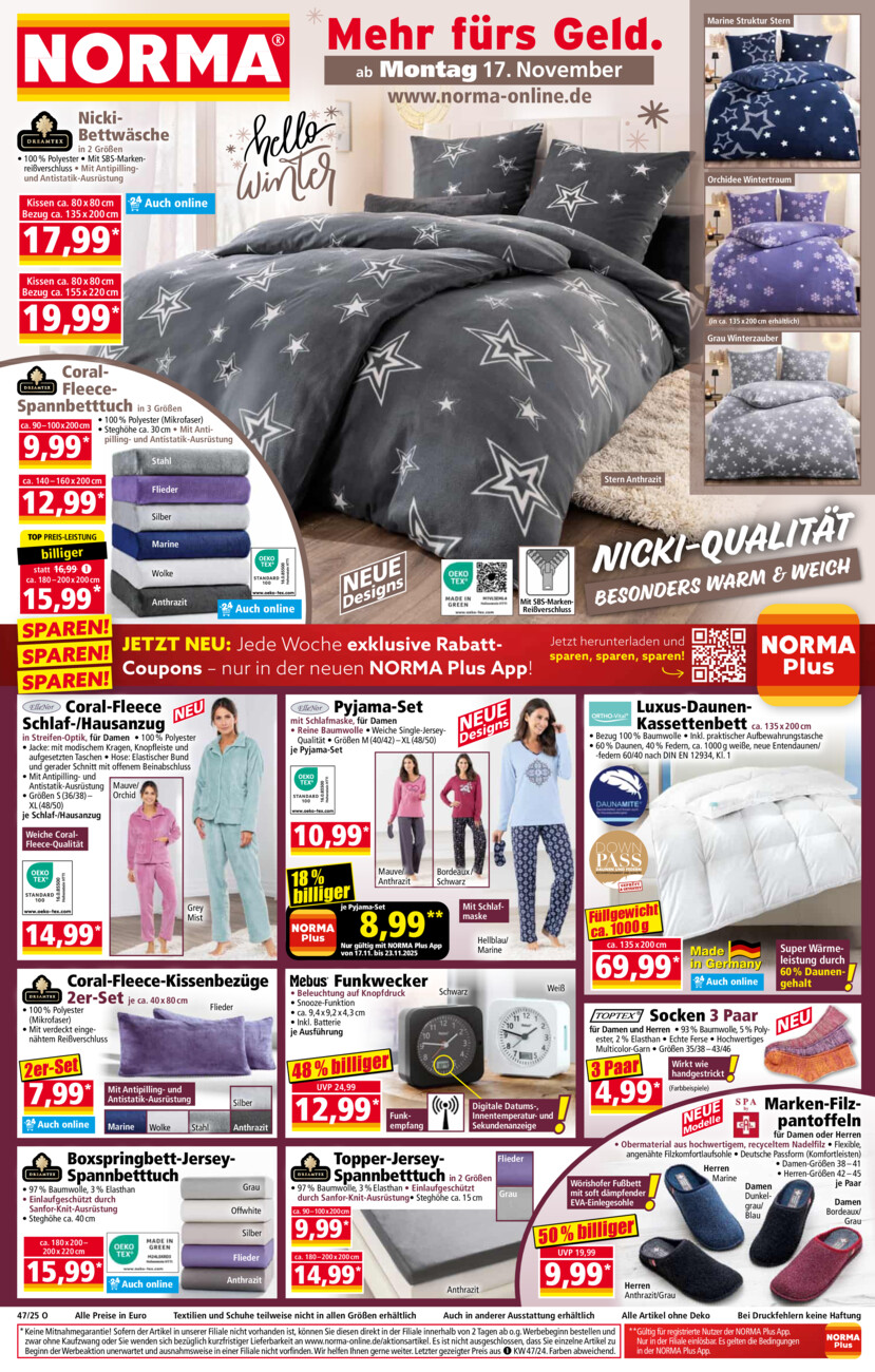 NORMA vom Montag, 03.11.2025