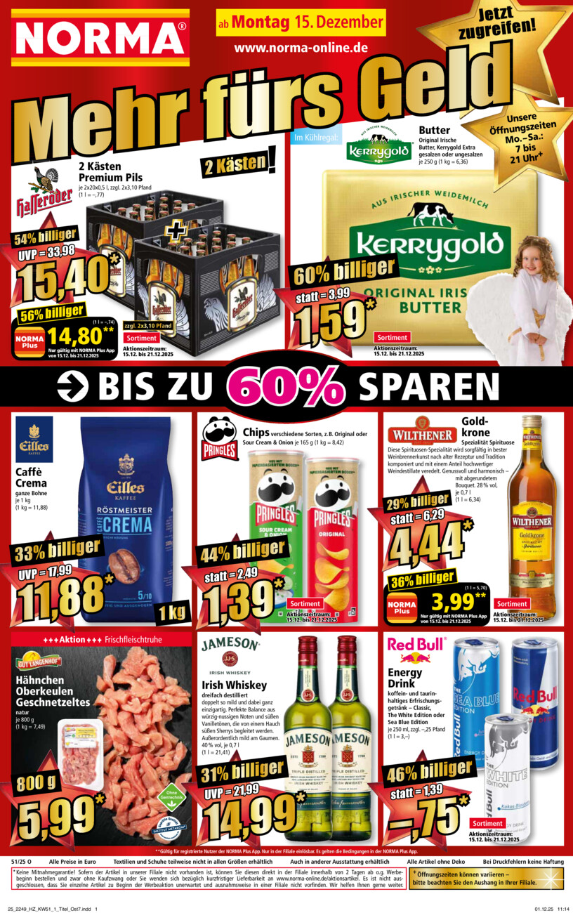 NORMA vom Dienstag, 02.12.2025