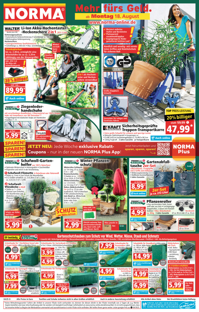 NORMA vom Montag, 04.08.2025
