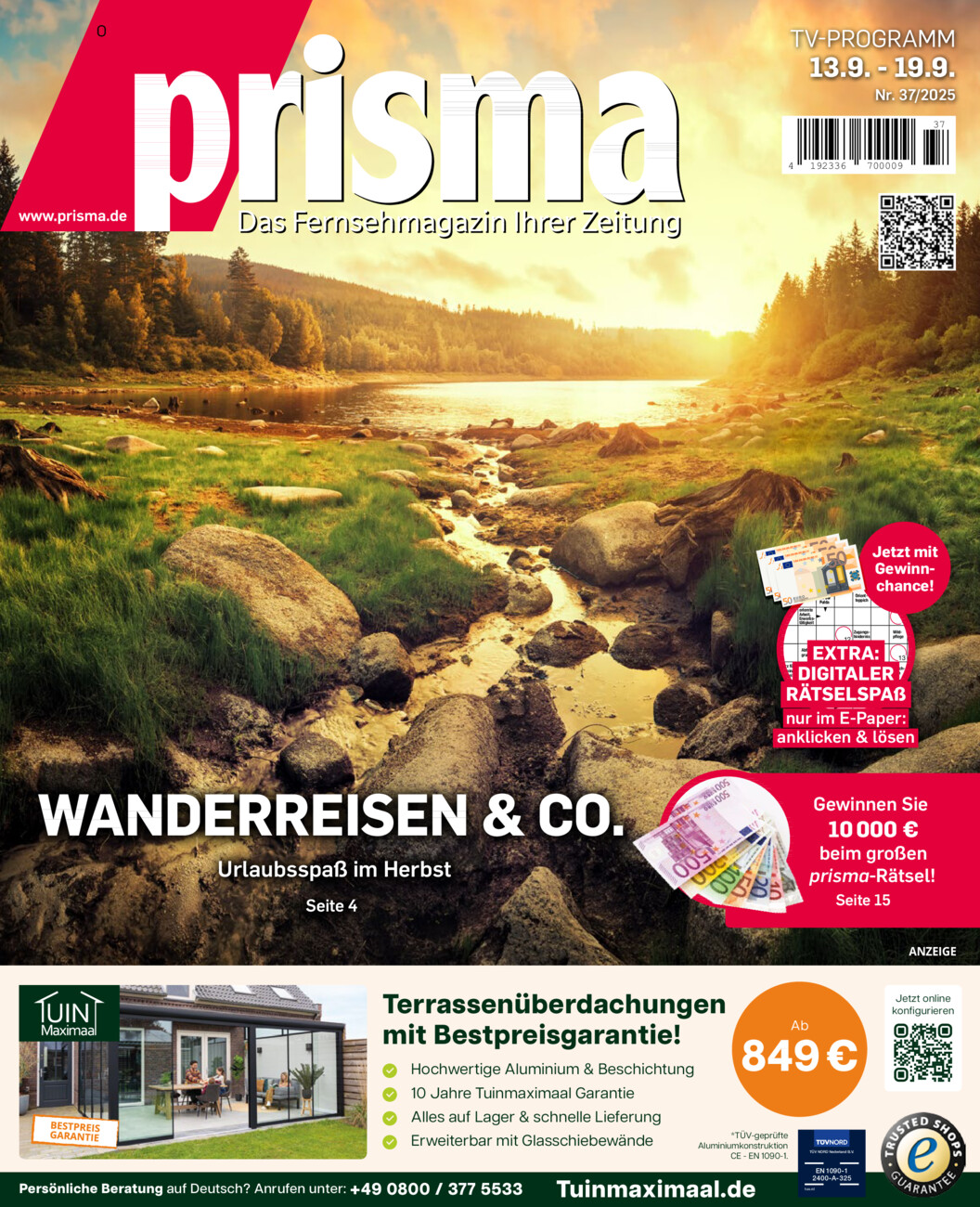 Prisma vom Dienstag, 09.09.2025