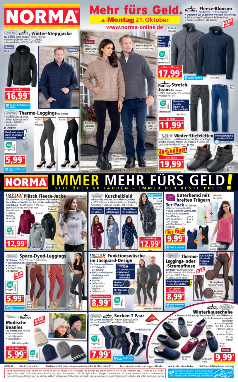 NORMA vom Montag, 07.10.2024