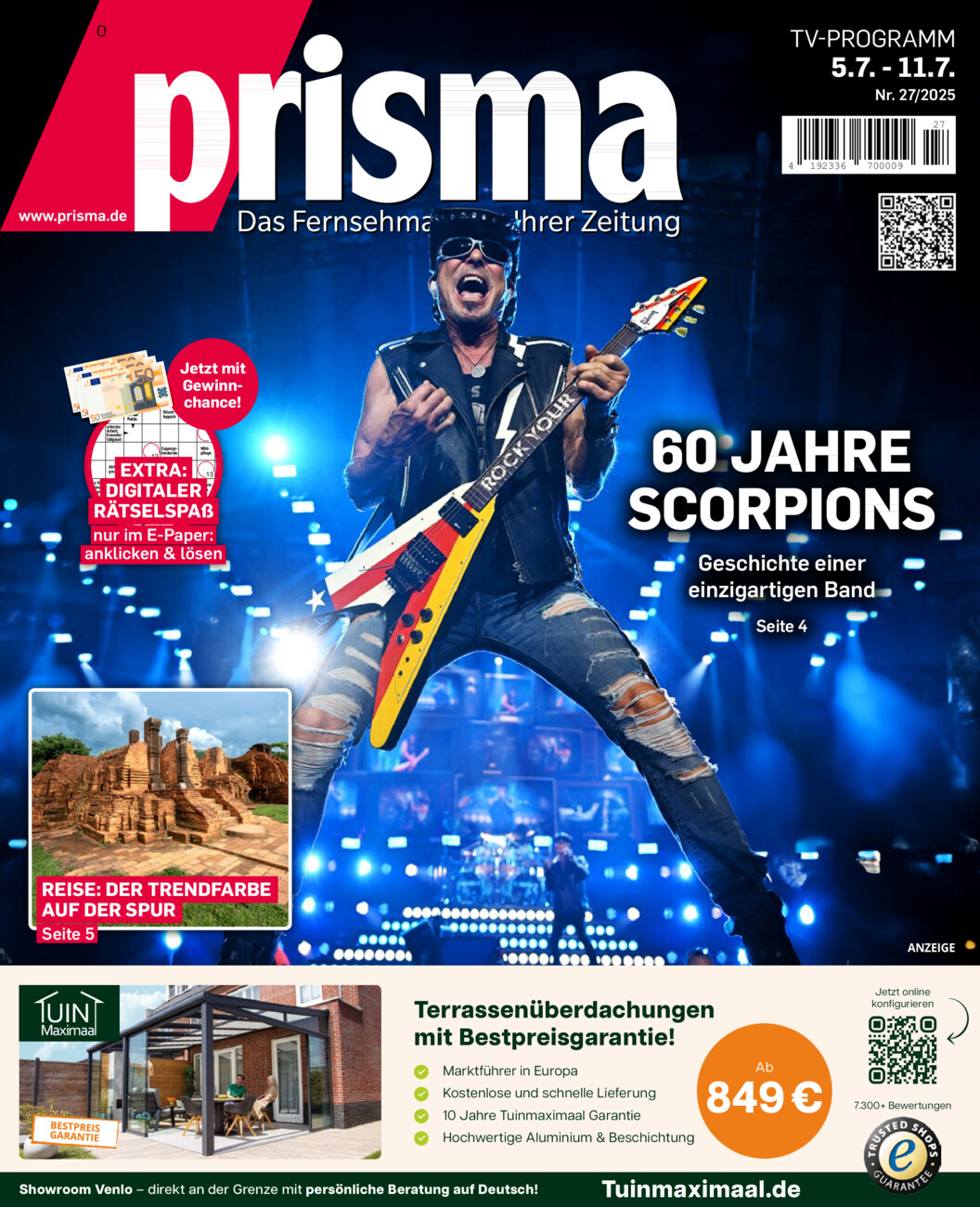 Prisma vom Montag, 30.06.2025