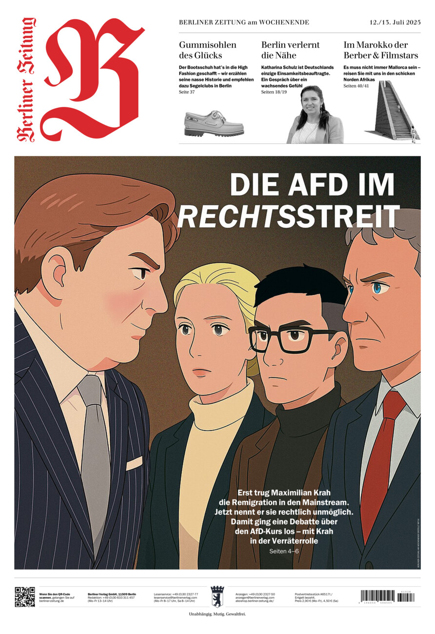 Berliner Zeitung vom Samstag, 12.07.2025