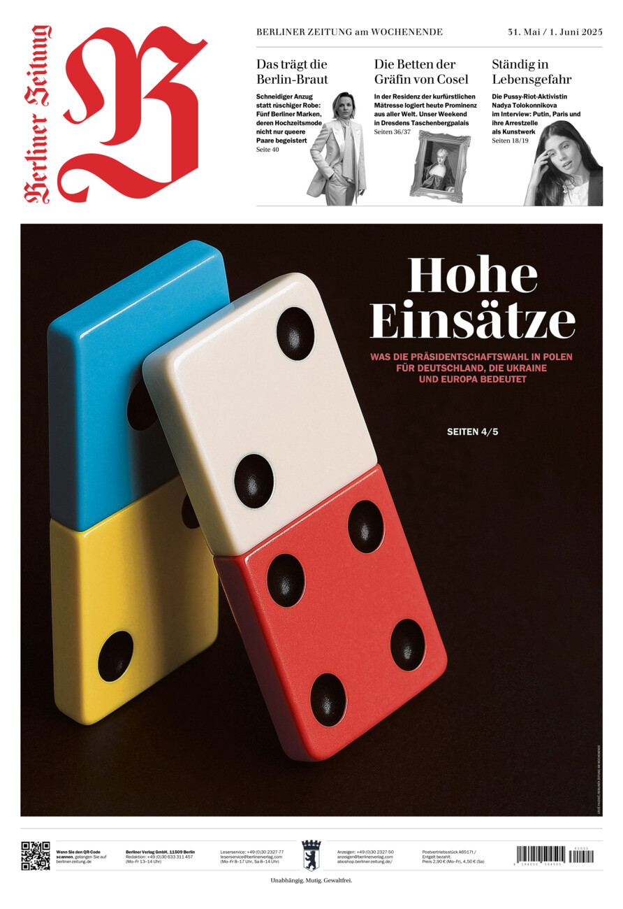 Berliner Zeitung vom Samstag, 31.05.2025