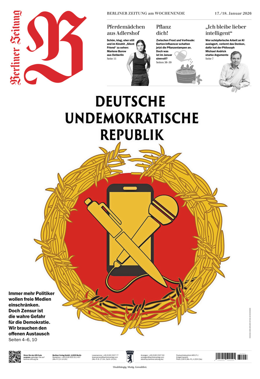 Berliner Zeitung vom Samstag, 17.01.2026