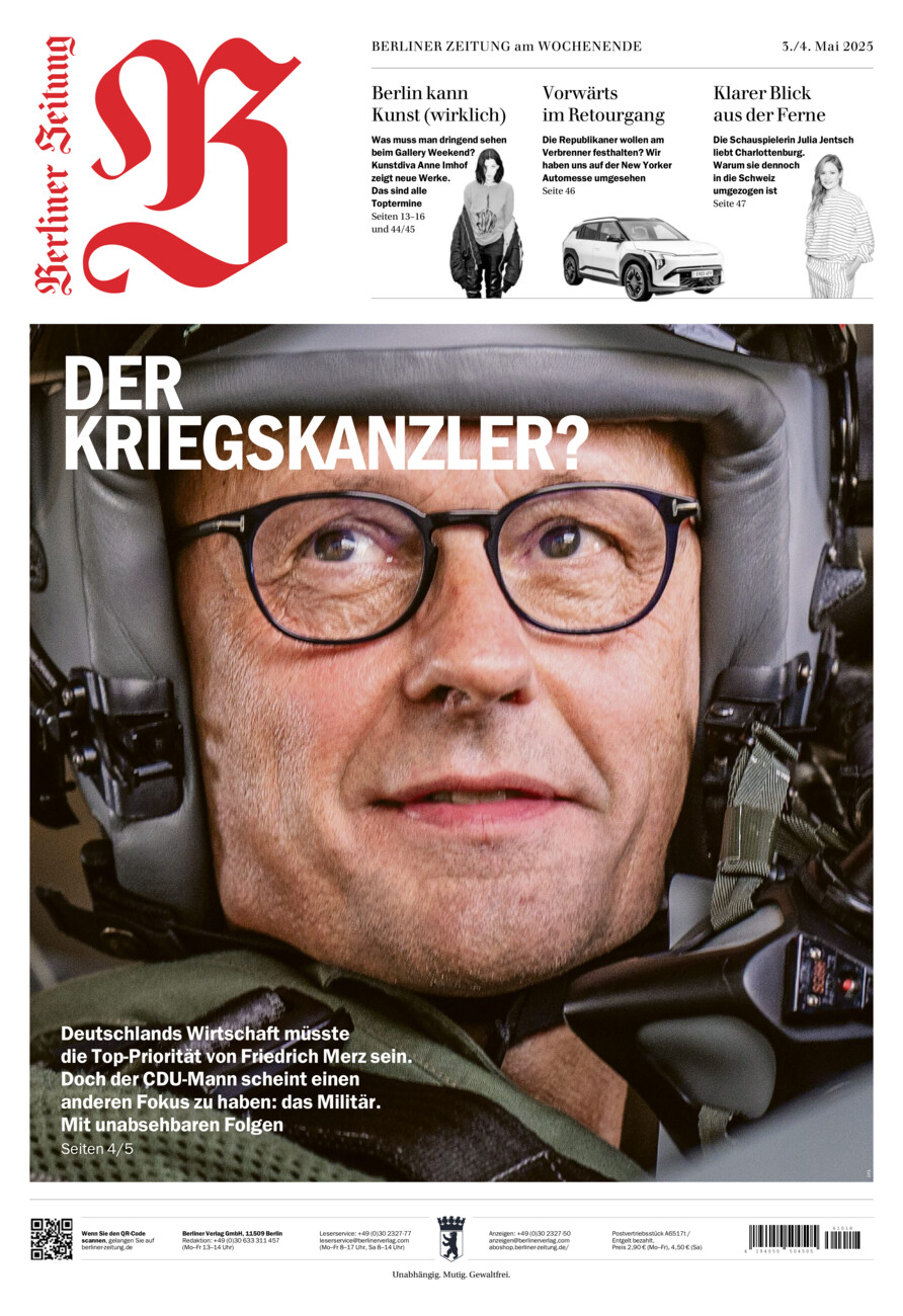 Berliner Zeitung vom Samstag, 03.05.2025