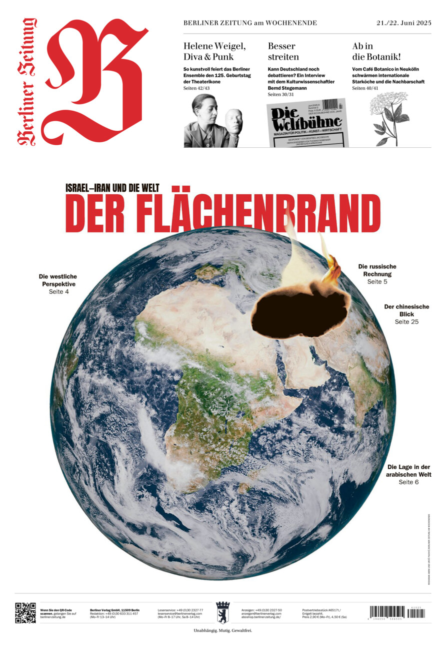 Berliner Zeitung vom Samstag, 21.06.2025