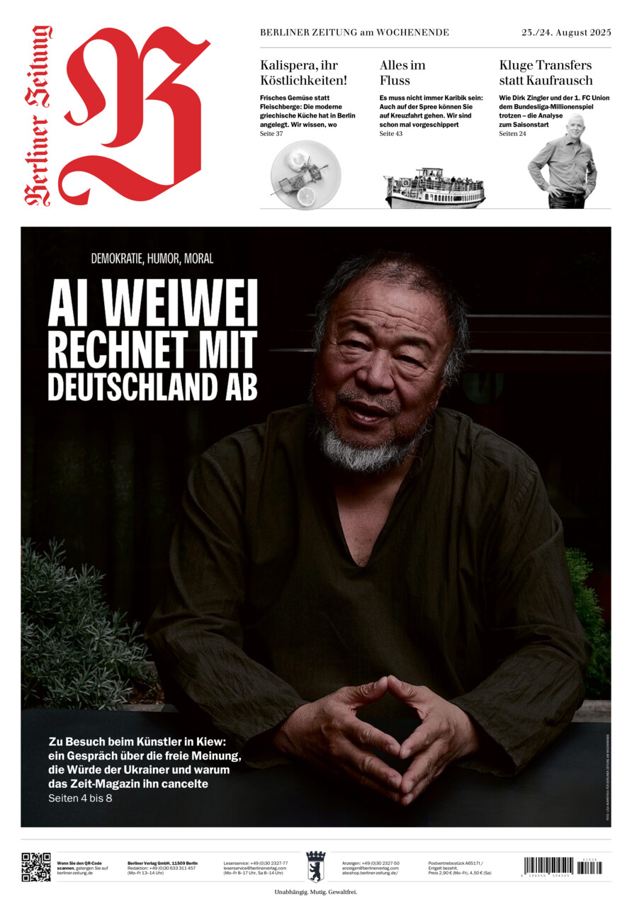 Berliner Zeitung vom Samstag, 23.08.2025