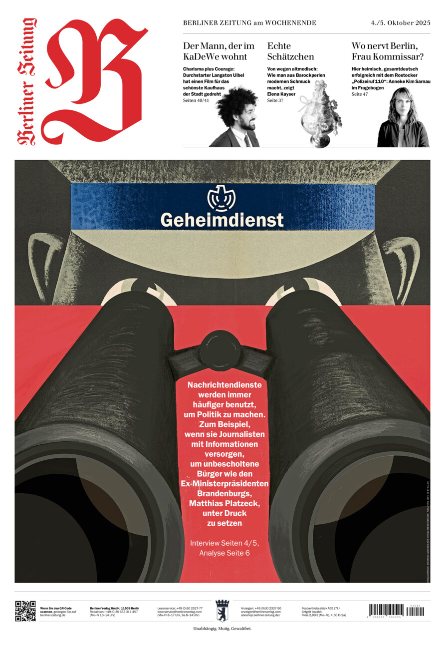Berliner Zeitung vom Samstag, 04.10.2025
