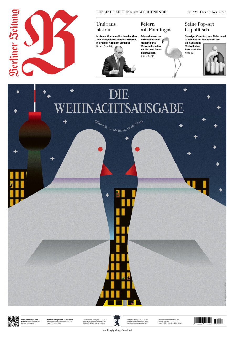 Berliner Zeitung vom Samstag, 20.12.2025