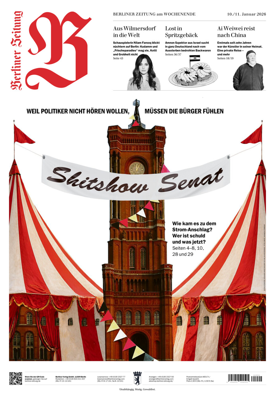 Berliner Zeitung vom Samstag, 10.01.2026