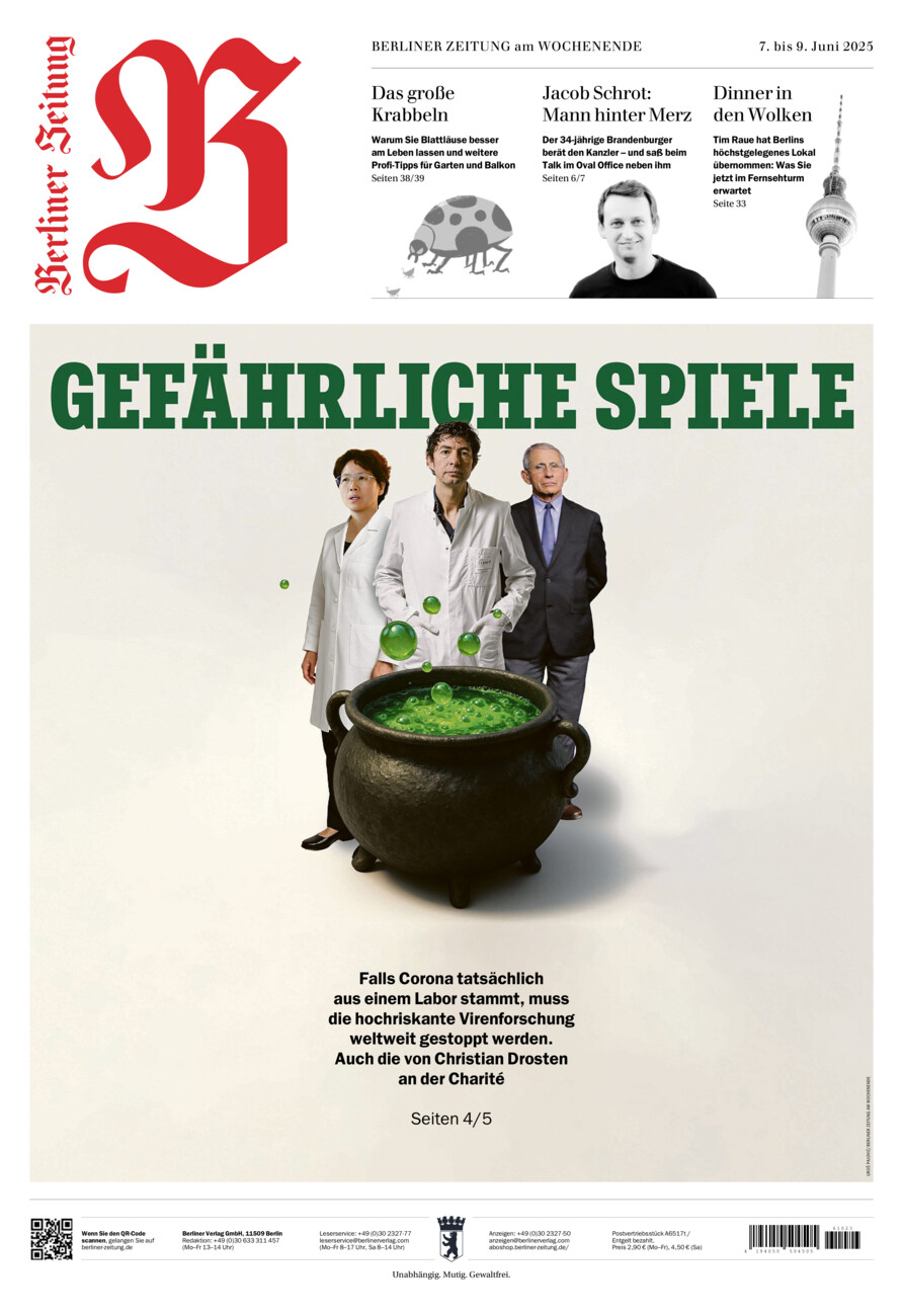 Berliner Zeitung vom Samstag, 07.06.2025