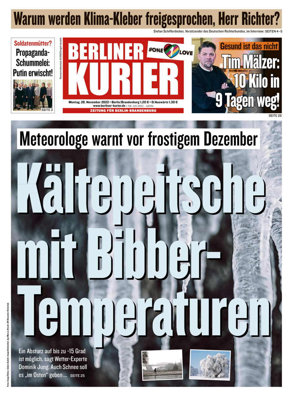 Berliner Kurier vom Montag, 28.11.2022