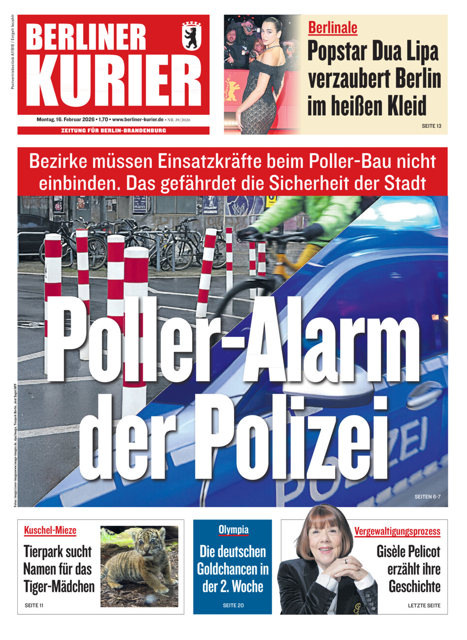 Berliner Kurier vom Montag, 16.02.2026