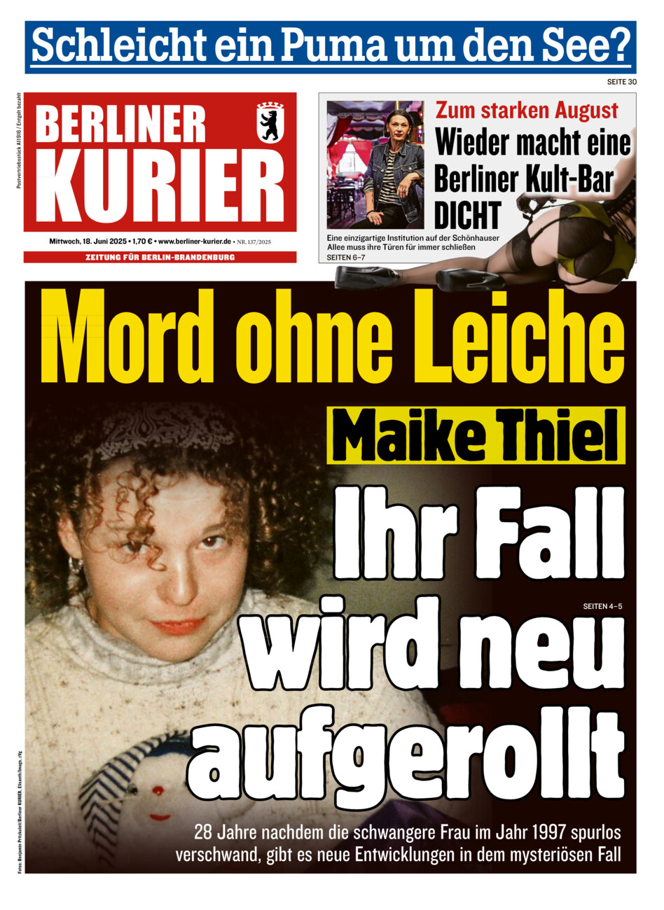 Berliner Kurier vom Mittwoch, 18.06.2025