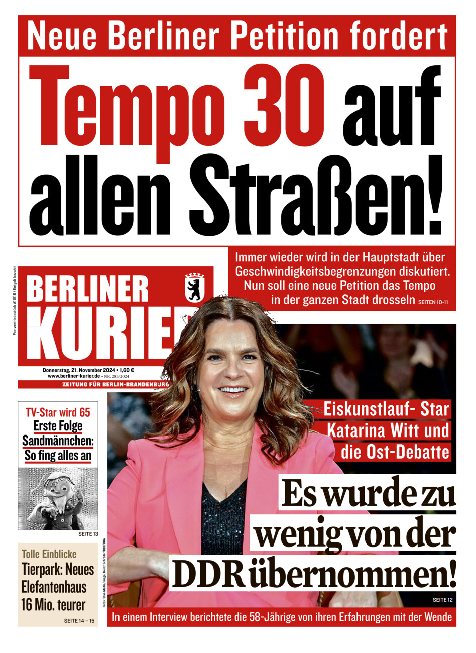 Berliner Kurier vom Donnerstag, 21.11.2024