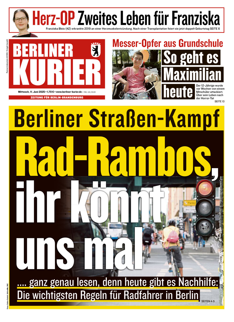 Berliner Kurier vom Mittwoch, 11.06.2025