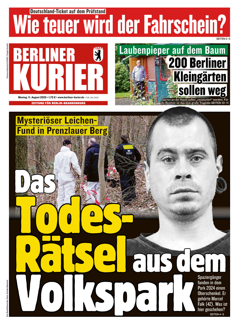 Berliner Kurier vom Montag, 11.08.2025