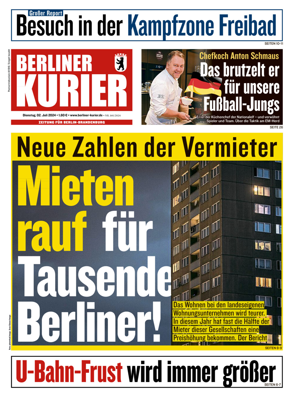 Berliner Kurier vom Dienstag, 02.07.2024