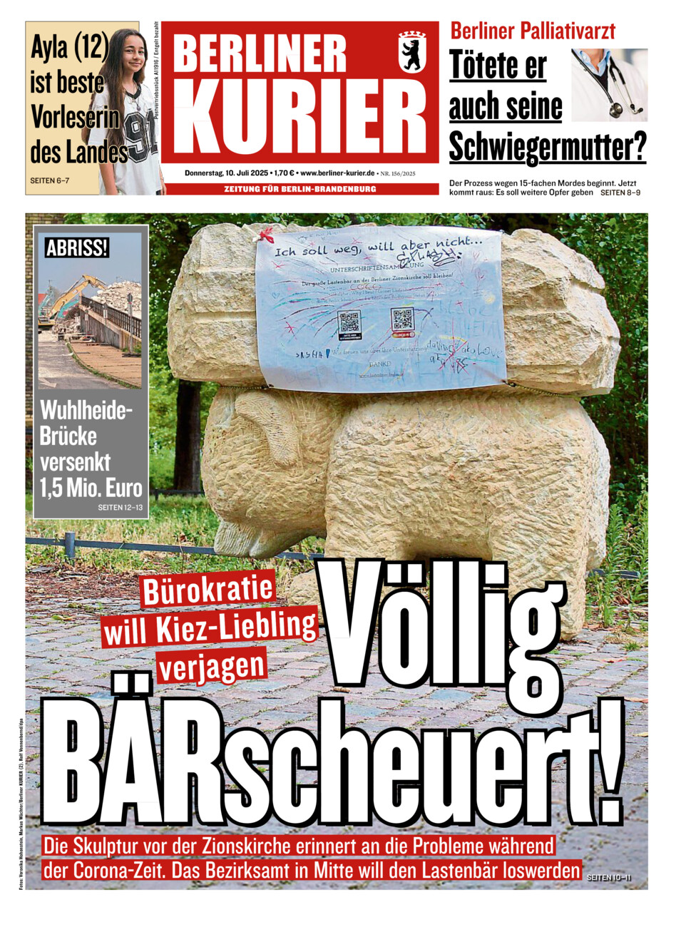 Berliner Kurier vom Donnerstag, 10.07.2025