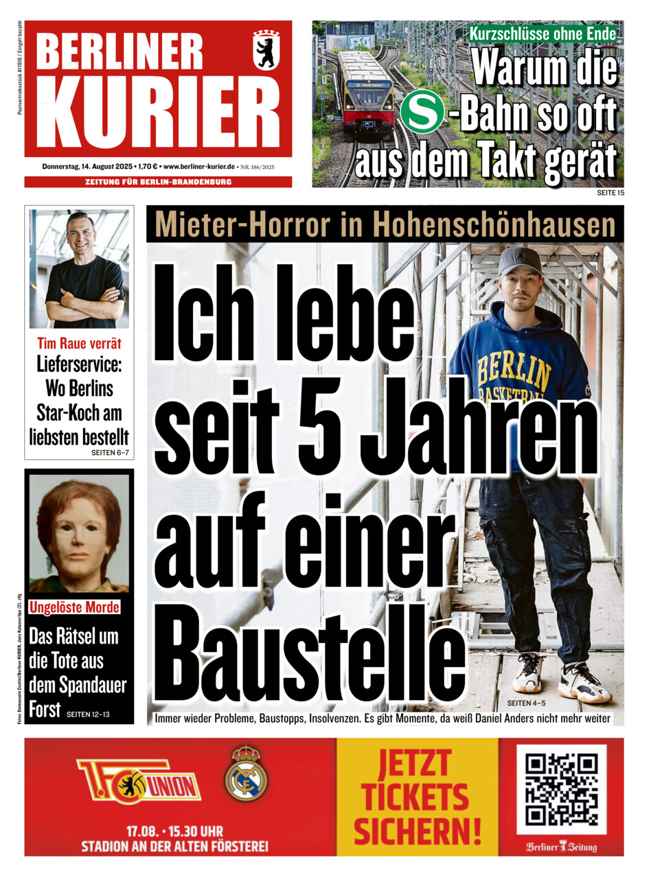 Berliner Kurier vom Donnerstag, 14.08.2025