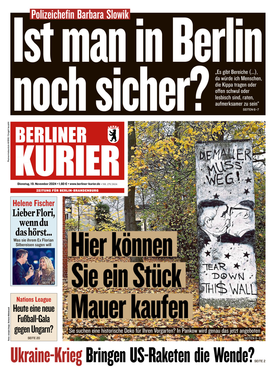 Berliner Kurier vom Dienstag, 19.11.2024