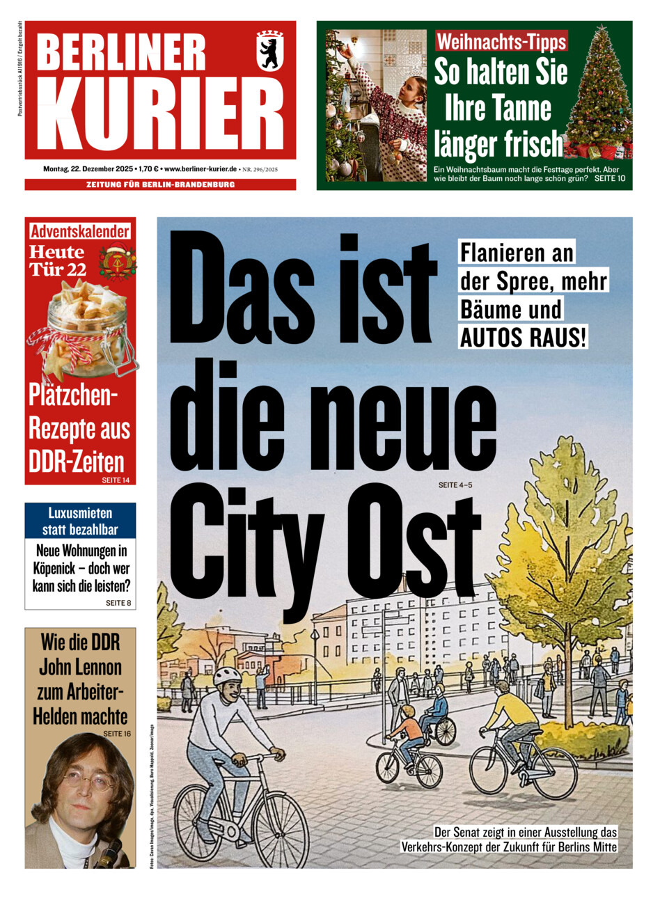Berliner Kurier vom Montag, 22.12.2025