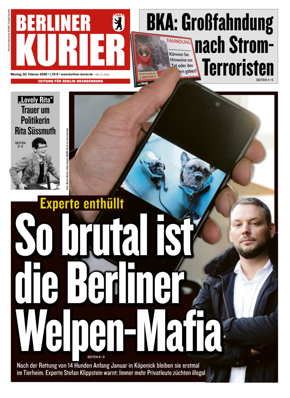 Berliner Kurier vom Montag, 02.02.2026