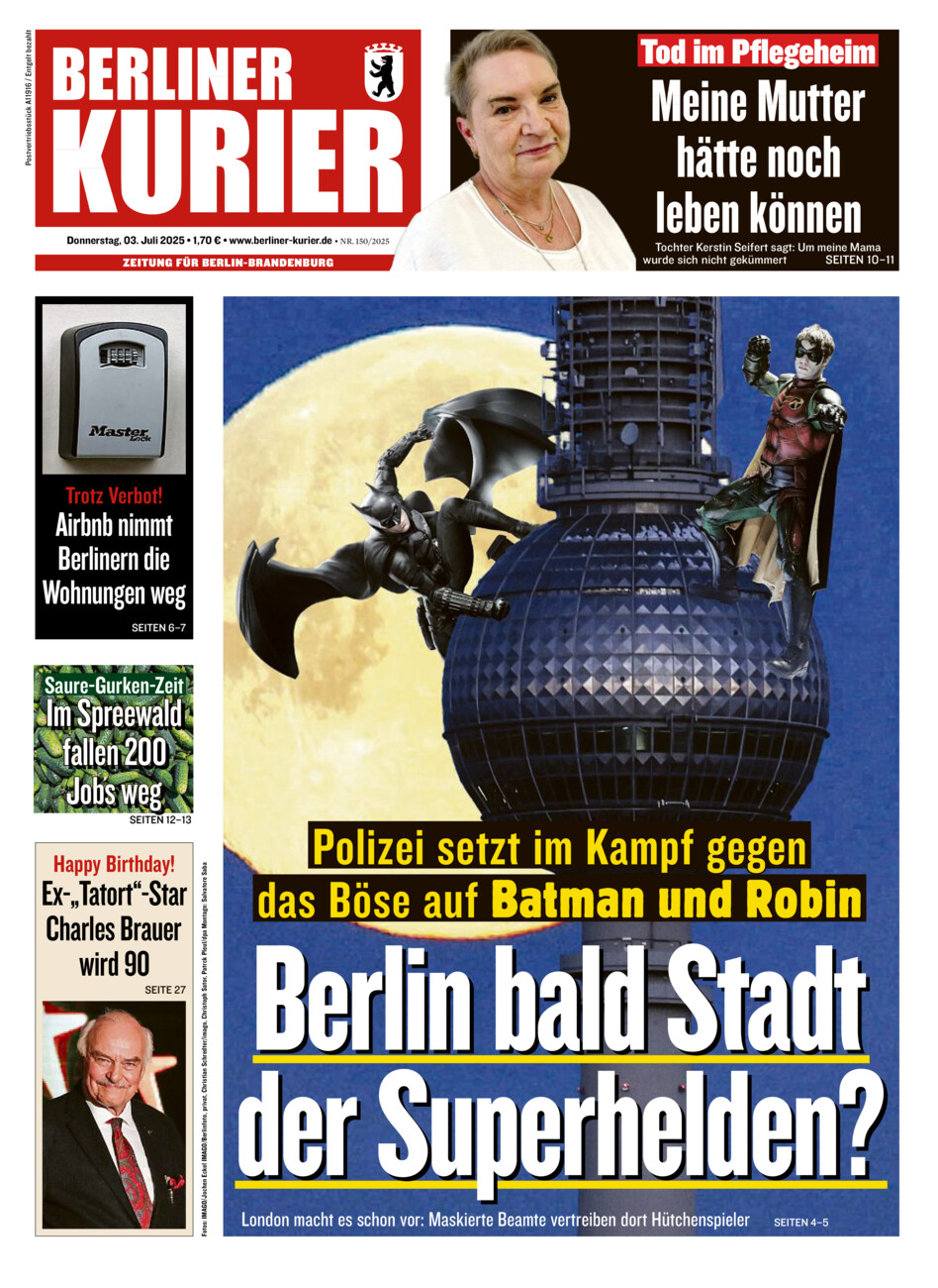 Berliner Kurier vom Donnerstag, 03.07.2025