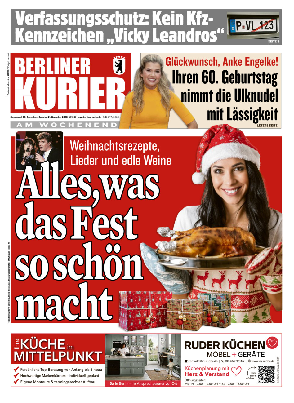 Berliner Kurier vom Samstag, 20.12.2025