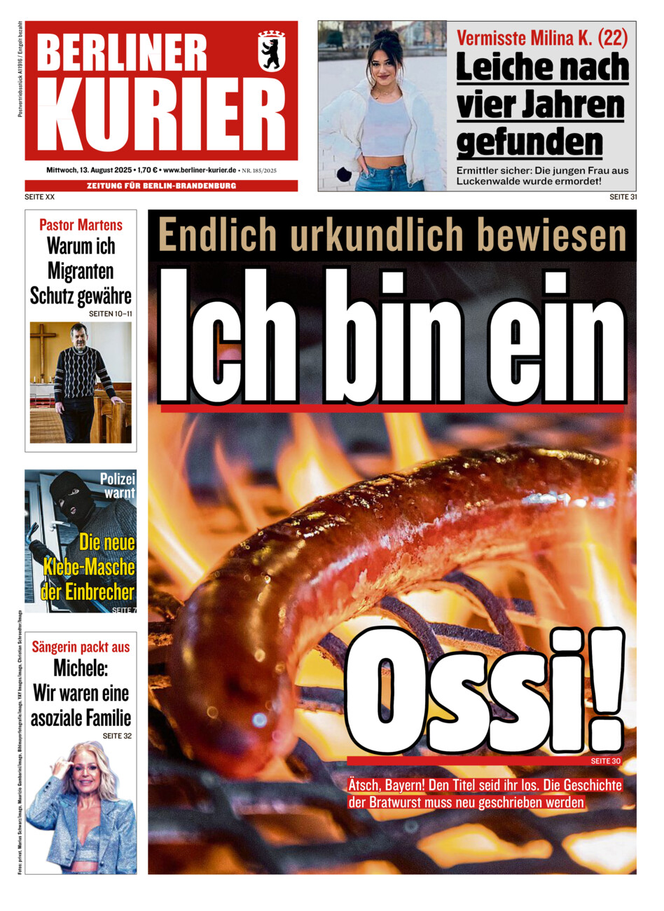Berliner Kurier vom Mittwoch, 13.08.2025