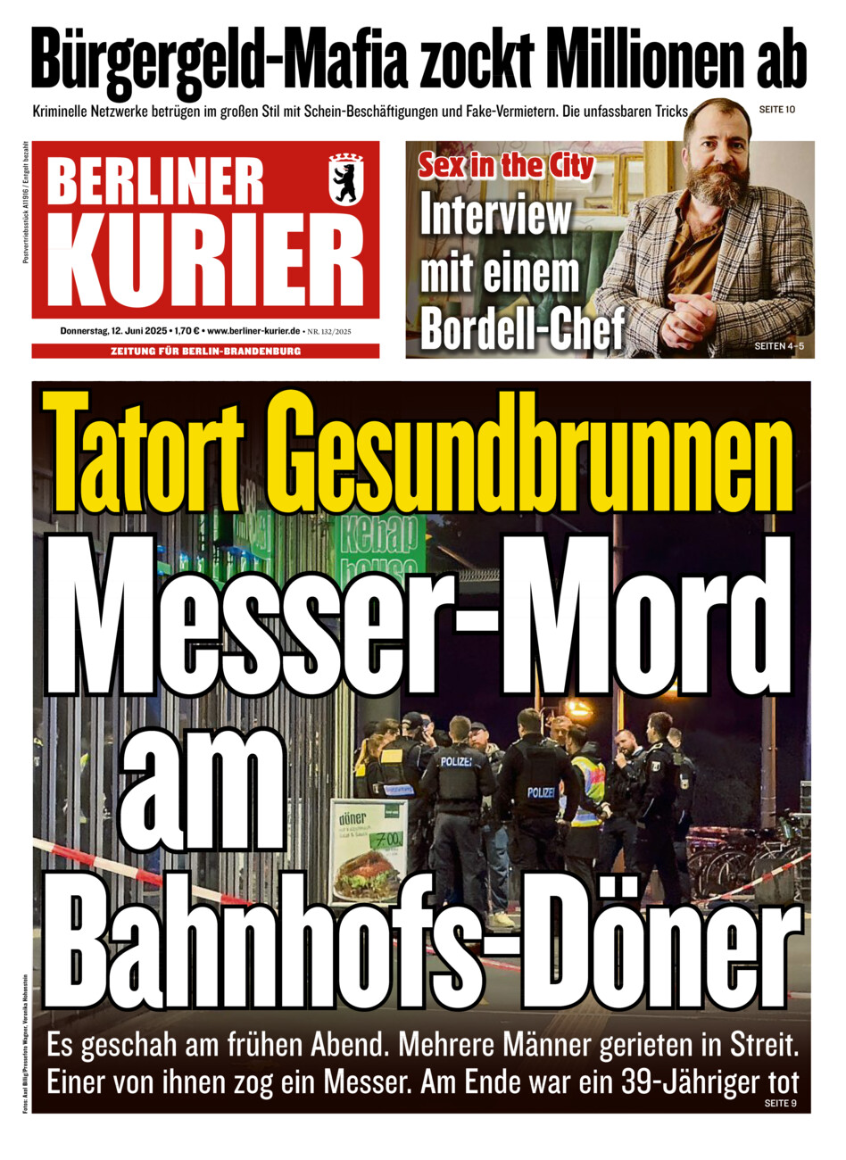 Berliner Kurier vom Donnerstag, 12.06.2025