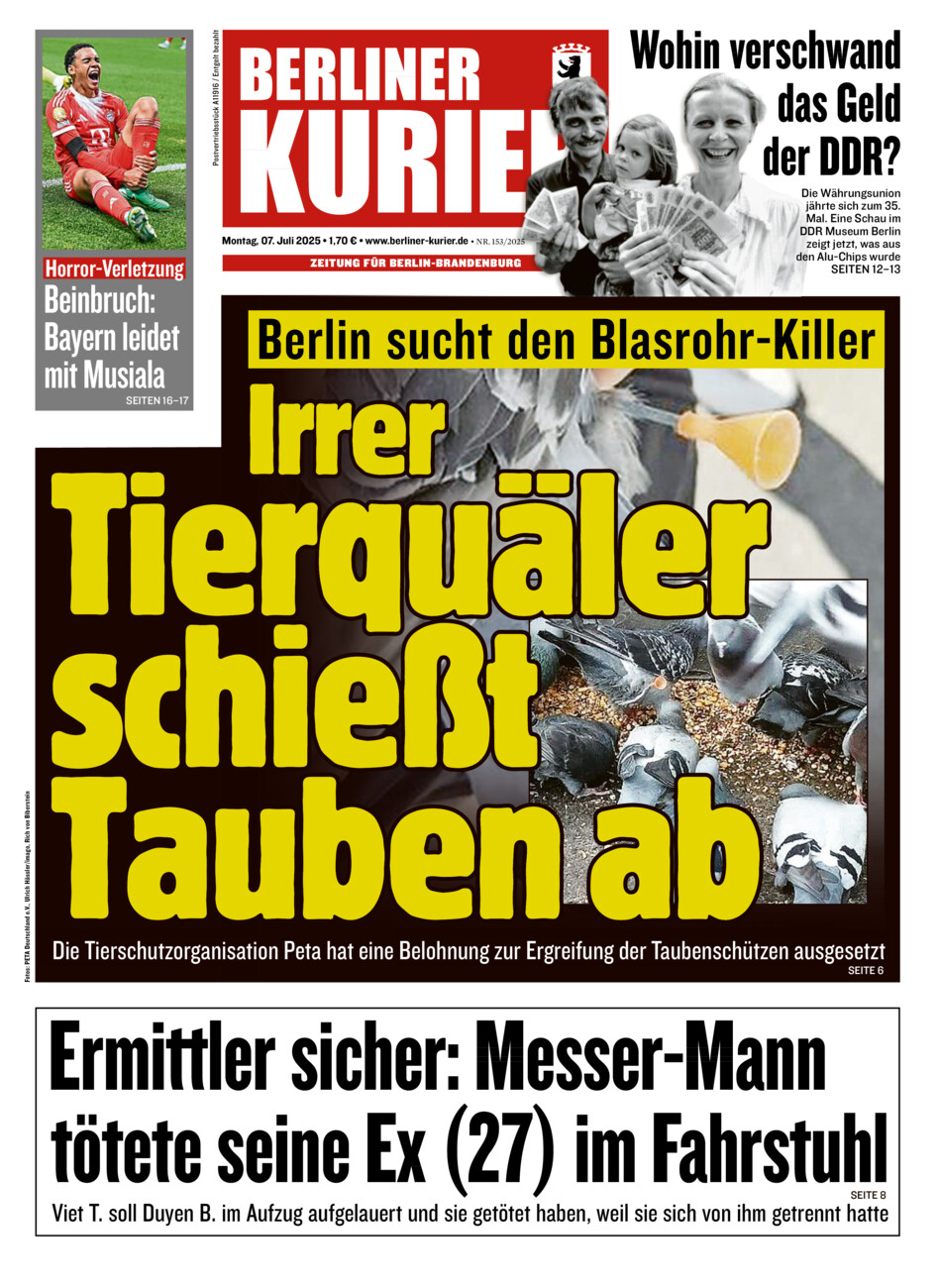 Berliner Kurier vom Montag, 07.07.2025