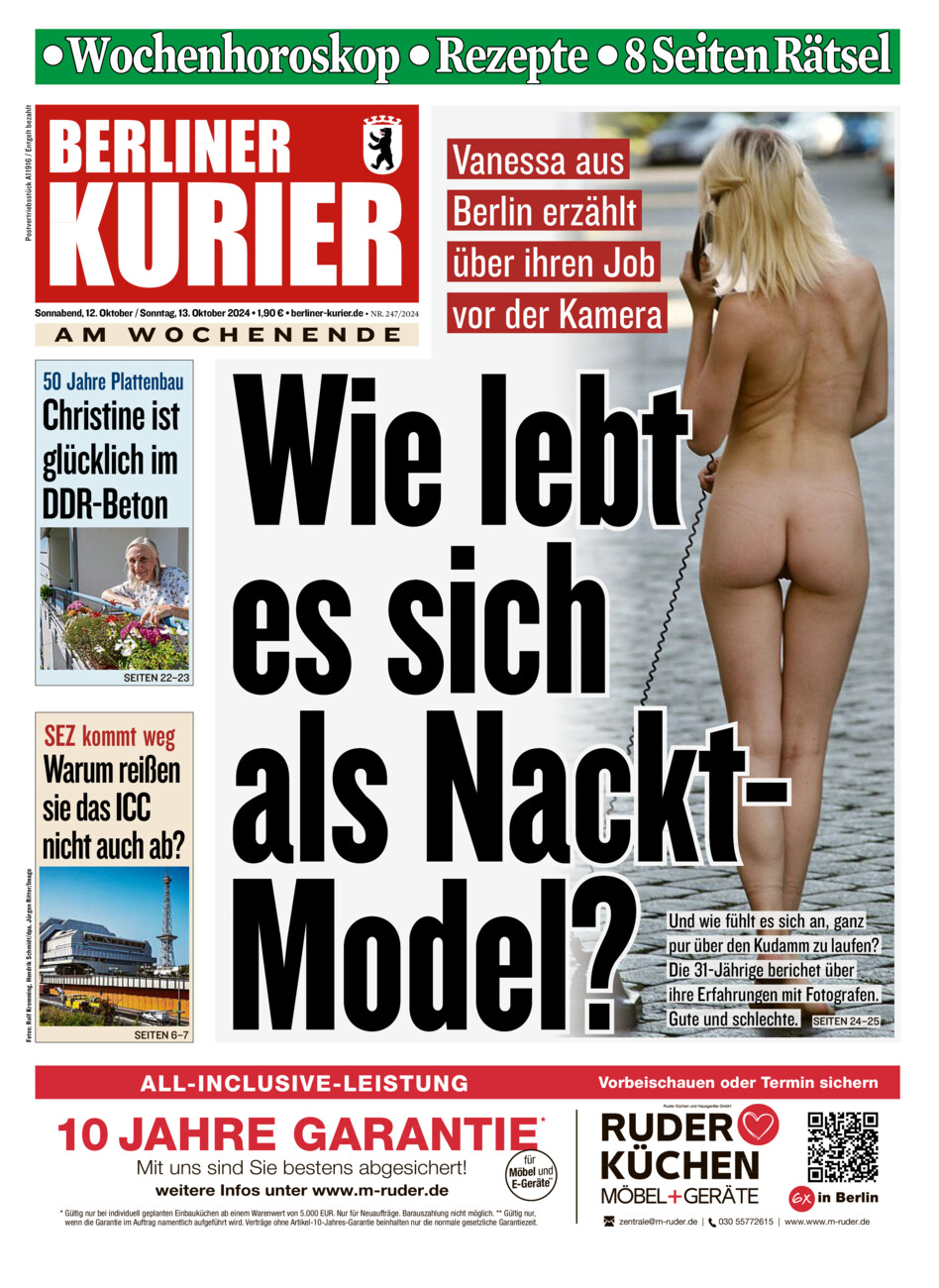 Berliner Kurier vom Samstag, 12.10.2024