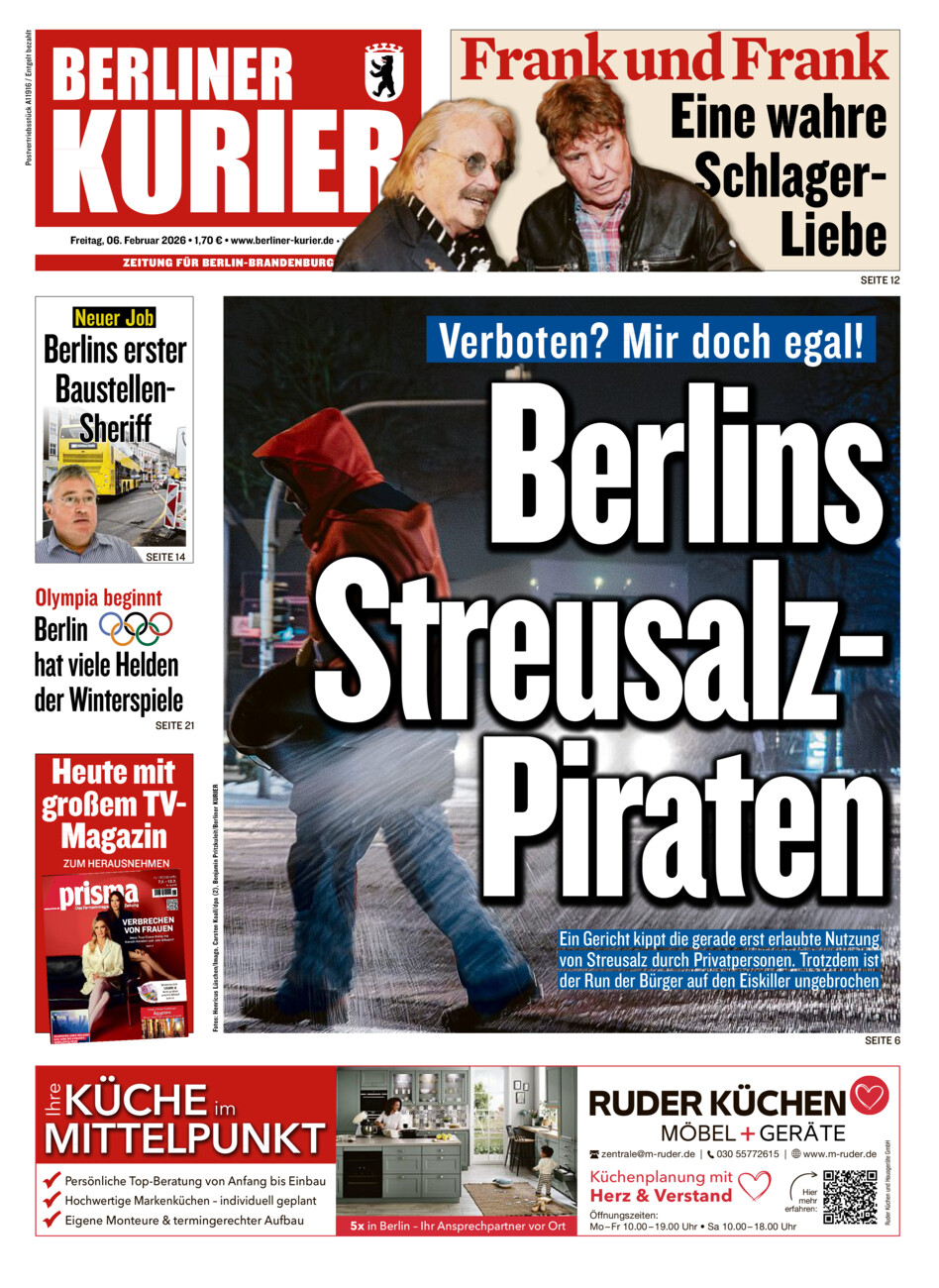 Berliner Kurier vom Freitag, 06.02.2026