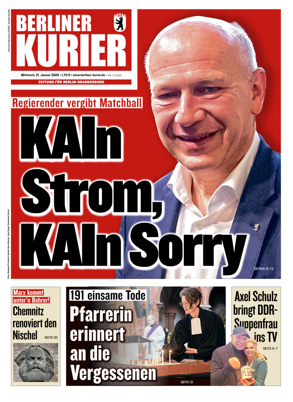 Berliner Kurier vom Mittwoch, 21.01.2026