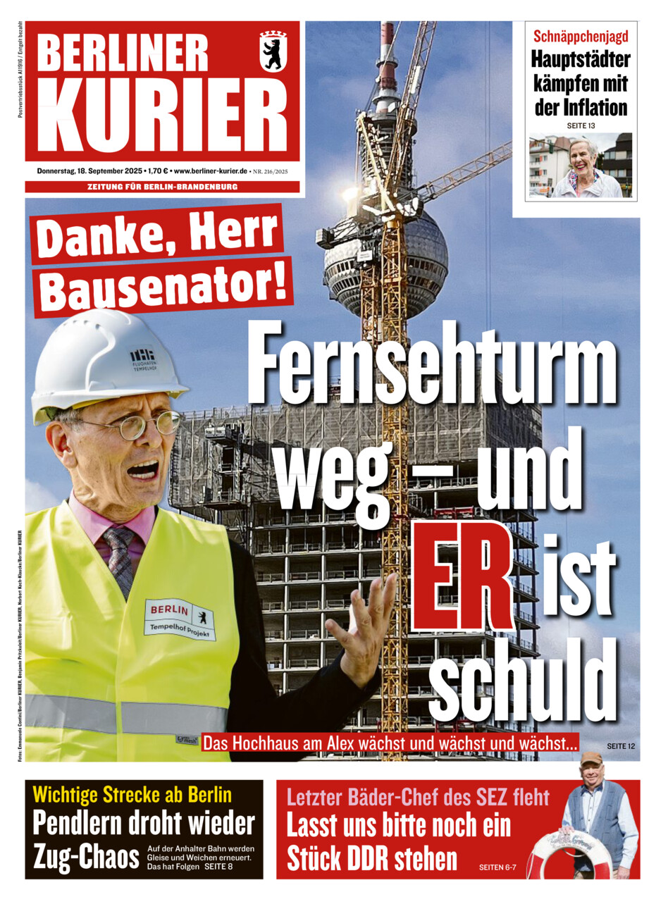 Berliner Kurier vom Donnerstag, 18.09.2025