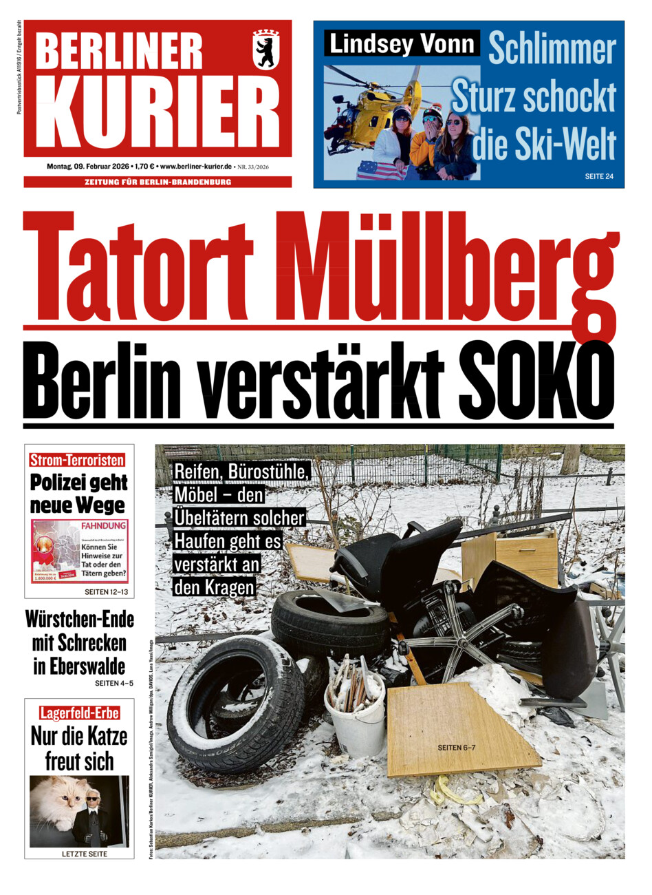 Berliner Kurier vom Montag, 09.02.2026