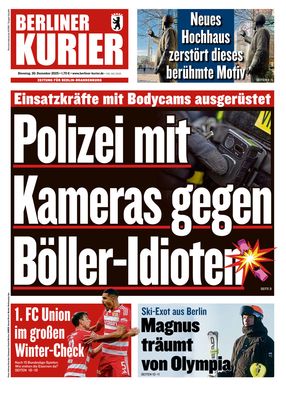 Berliner Kurier vom Dienstag, 30.12.2025