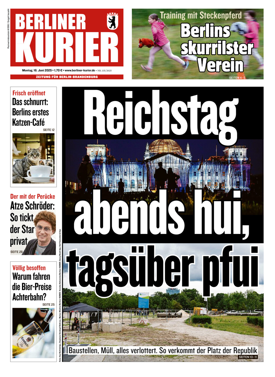 Berliner Kurier vom Montag, 16.06.2025