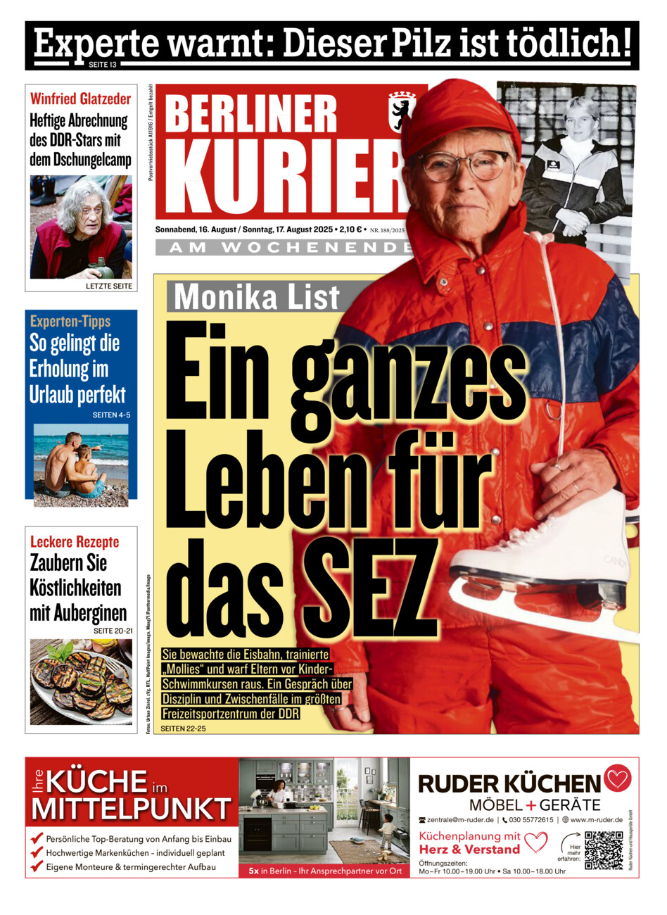 Berliner Kurier vom Samstag, 16.08.2025