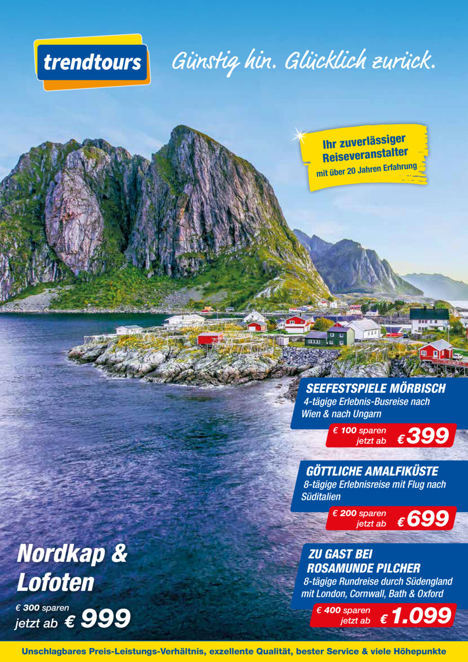 Trendtours vom Montag, 10.03.2025
