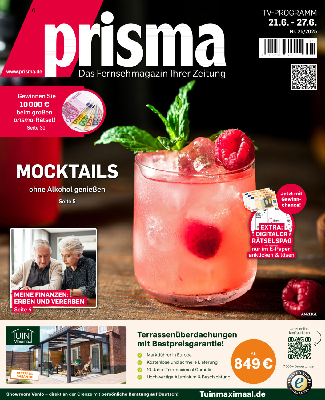 Prisma vom Dienstag, 17.06.2025