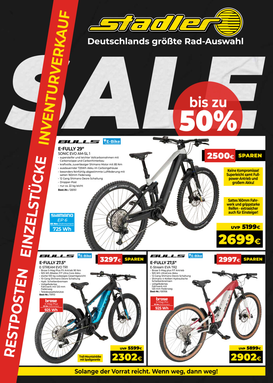 Zweiradcenter Stadler vom Donnerstag, 18.12.2025