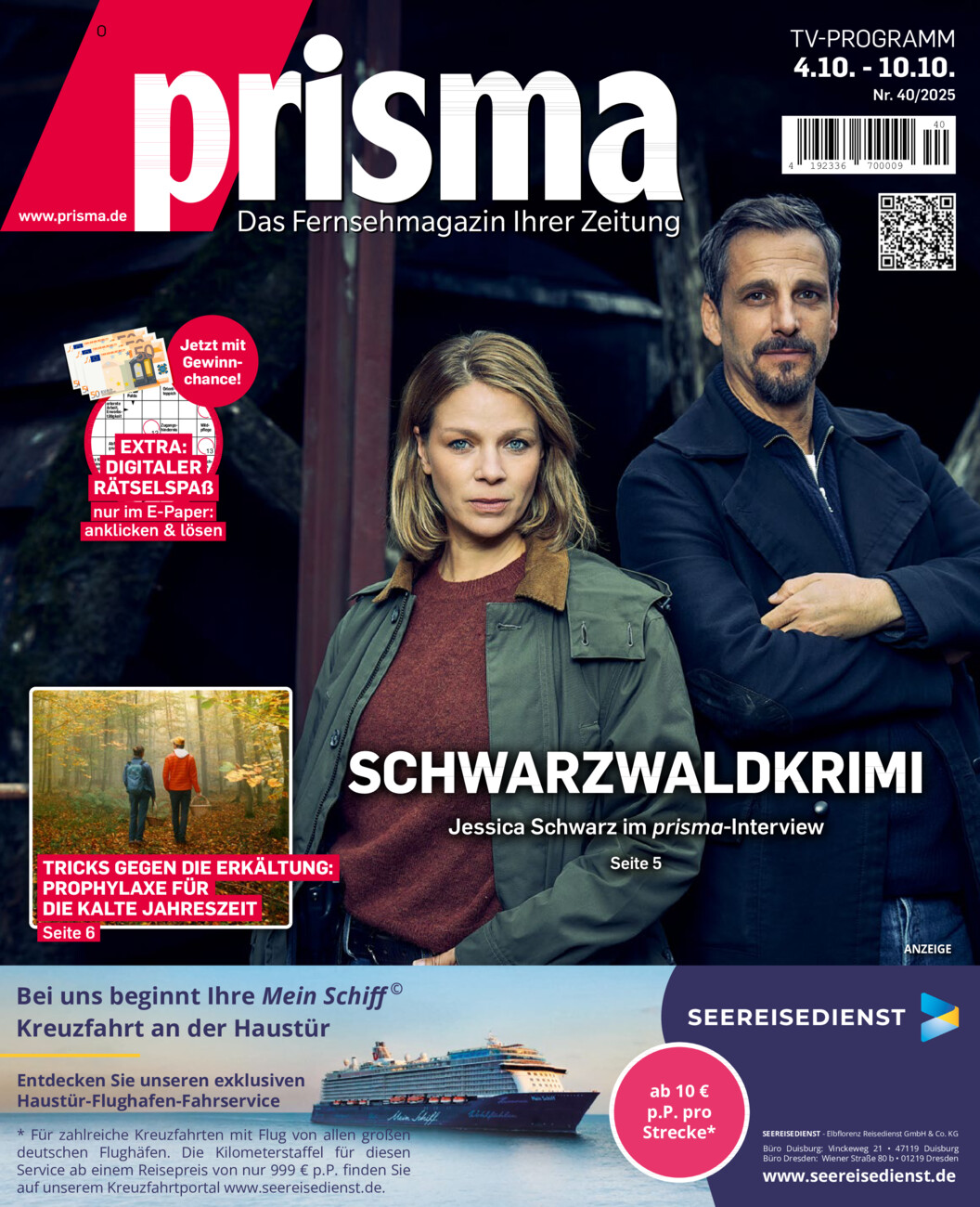 Prisma vom Dienstag, 30.09.2025