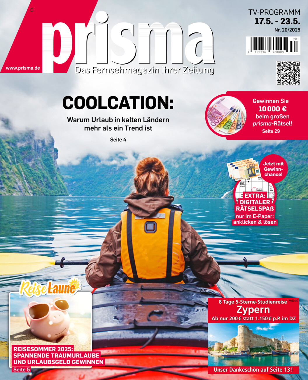 Prisma vom Freitag, 09.05.2025